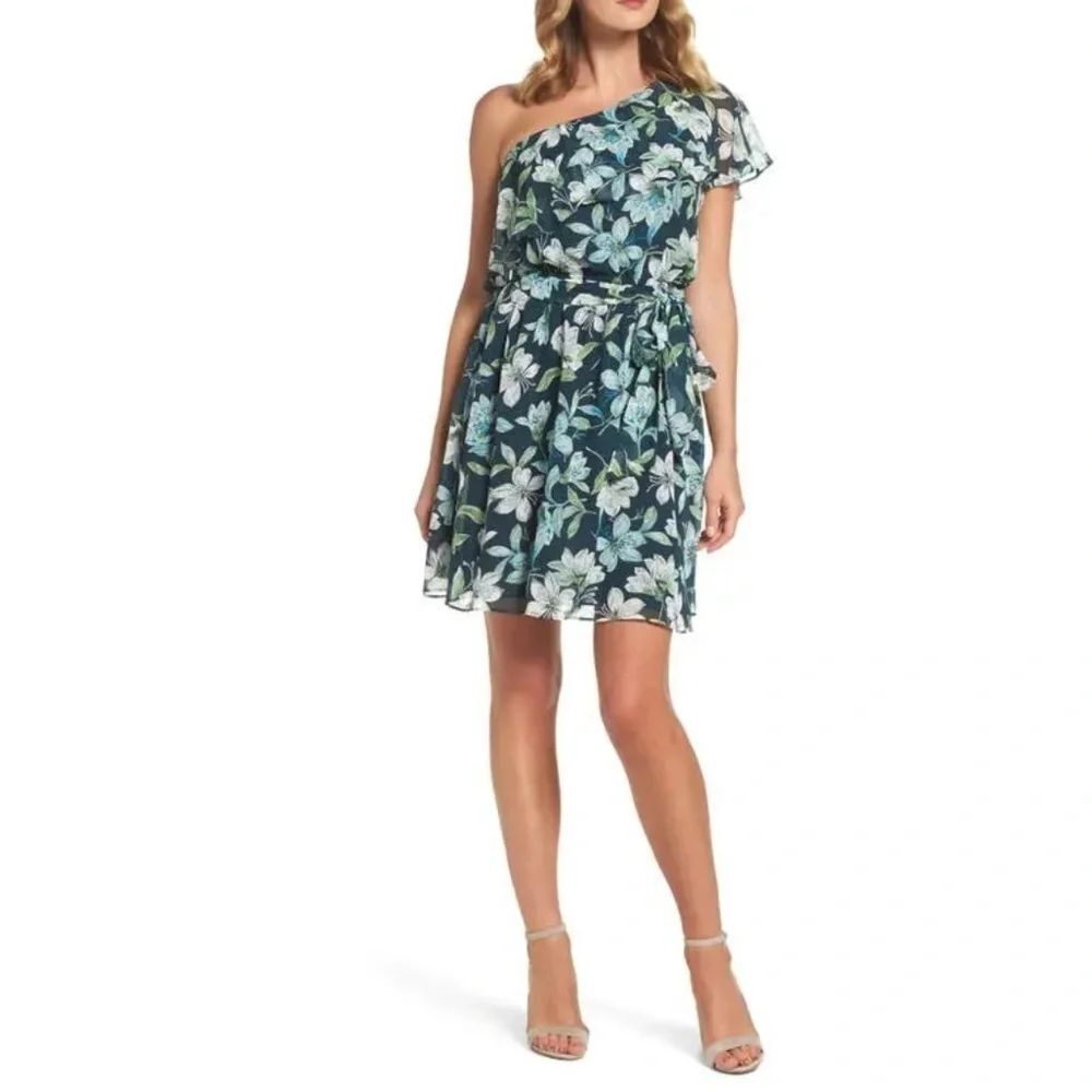 Eliza J One Shoulder Dress